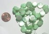 16 inch strand of 10mm Olive Mother of Pearl Disks